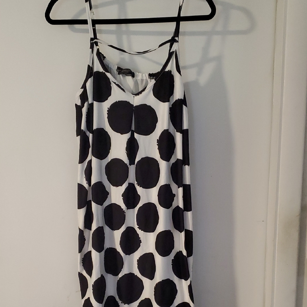 Black and White Polka Dot Dress